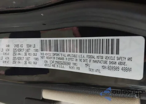 2016 Jeep Cherokee Sport из США, поврежденный, VIN 1C4PJMAB2GW266940